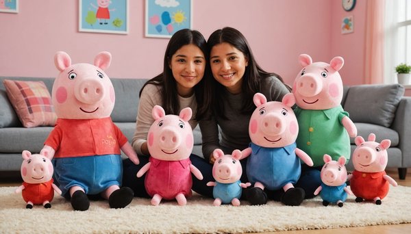 Snuggle up with adorable peppa pig plush toys for kids
